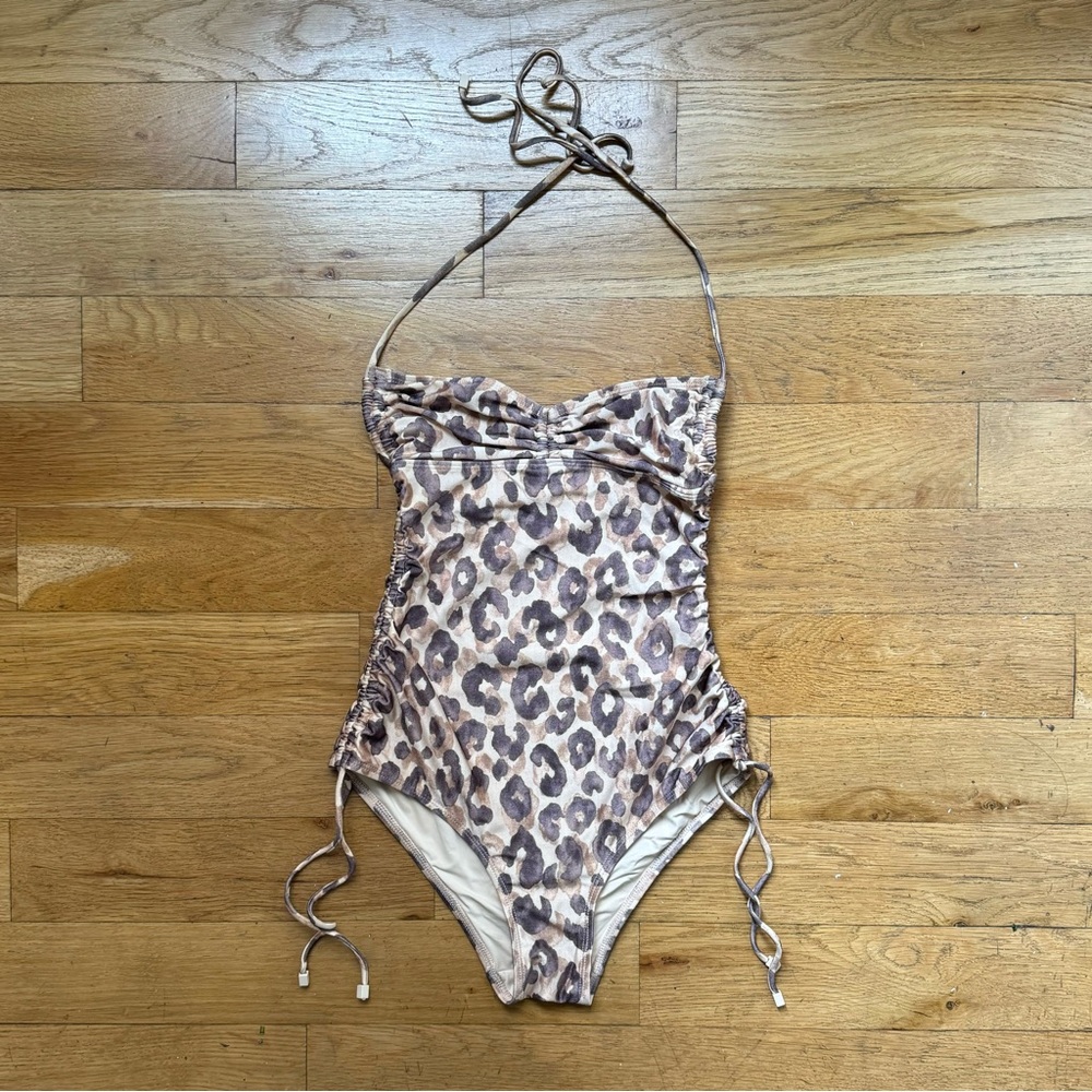 NWOT Zimmerman leopard one-piece swimsuit (size: 2-4)